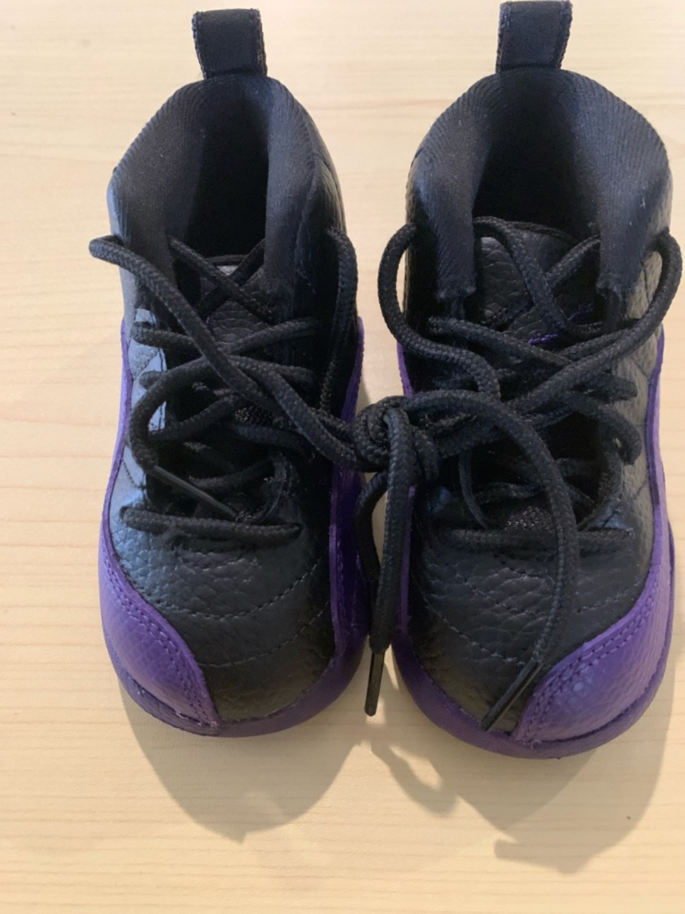 Nike Kids Black and Purple Athletic Sneakers - Unbranded